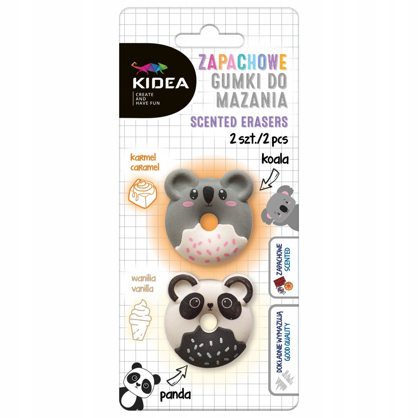 

Gumki do mazania zapachowe koala 2 szt Kidea