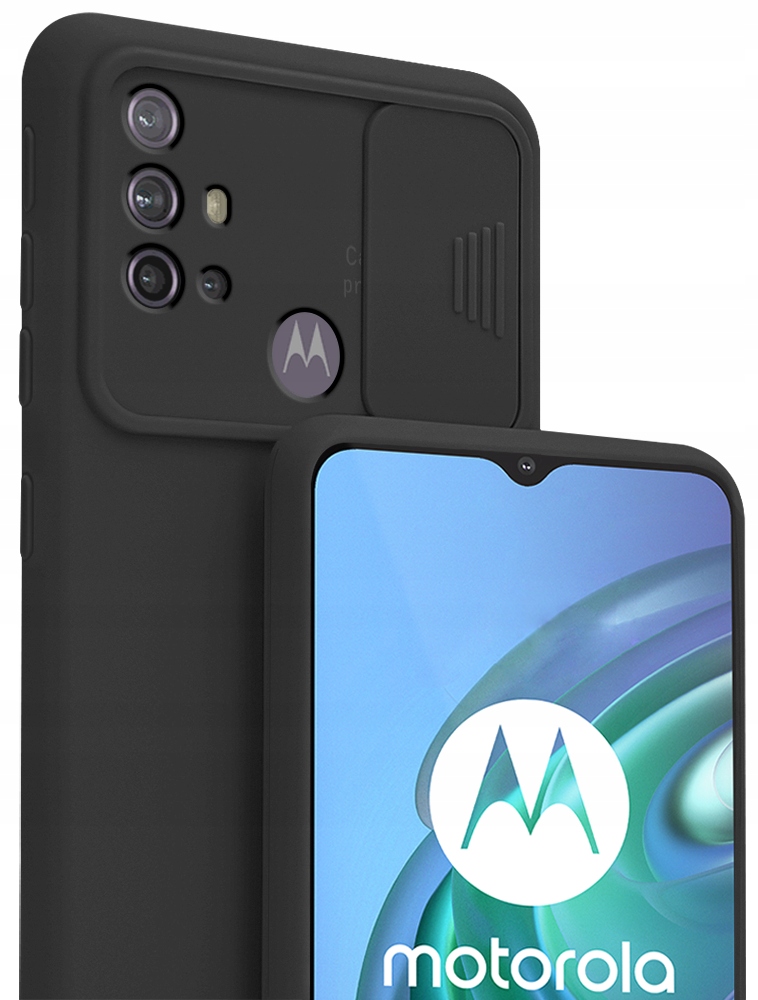 

Etui Silicone CamShield Szkło do Moto G10 G20 G30