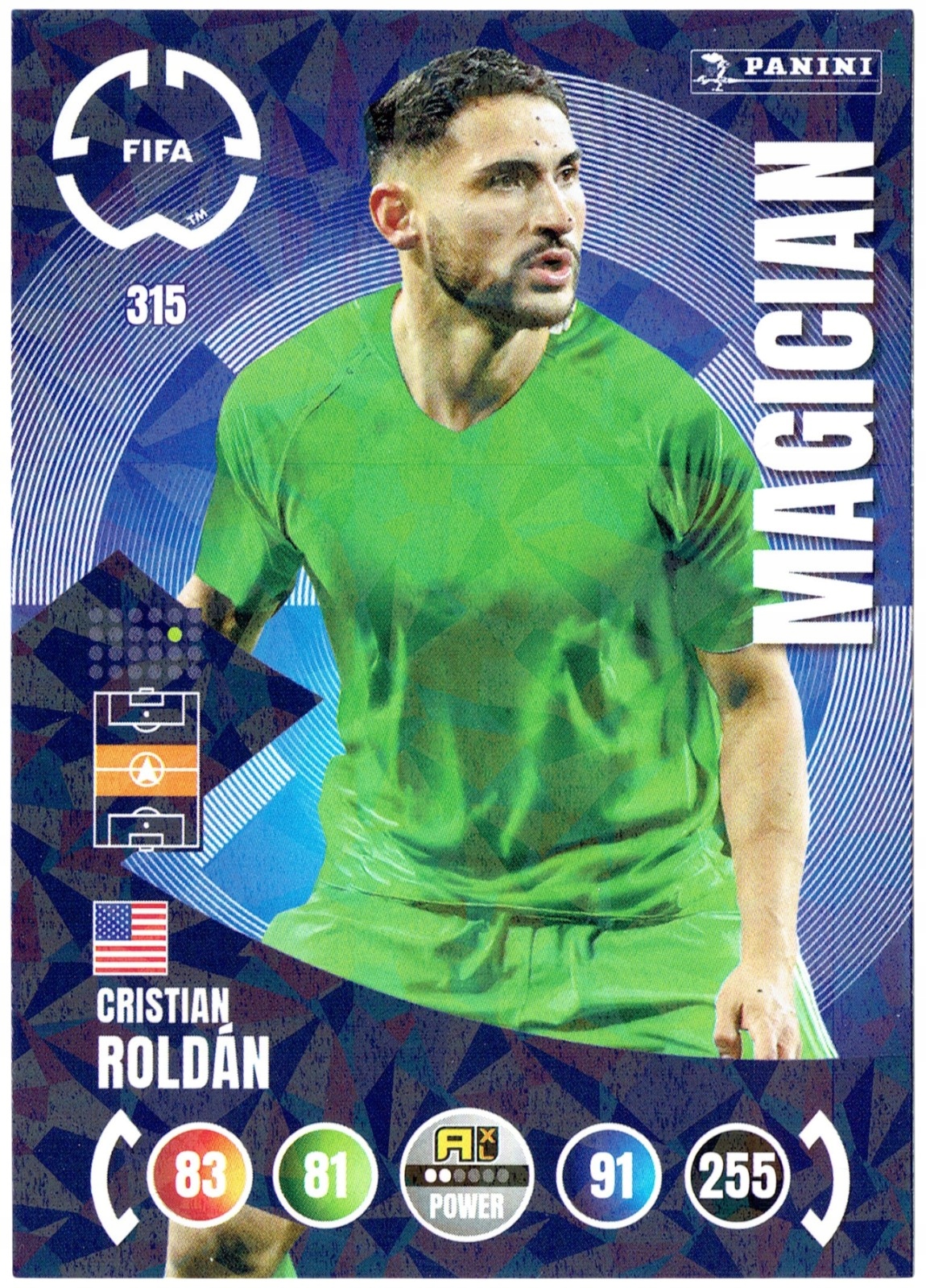 Fifa Club World Cup 2025 Power Magician 315 Cristian Roldan Sounders