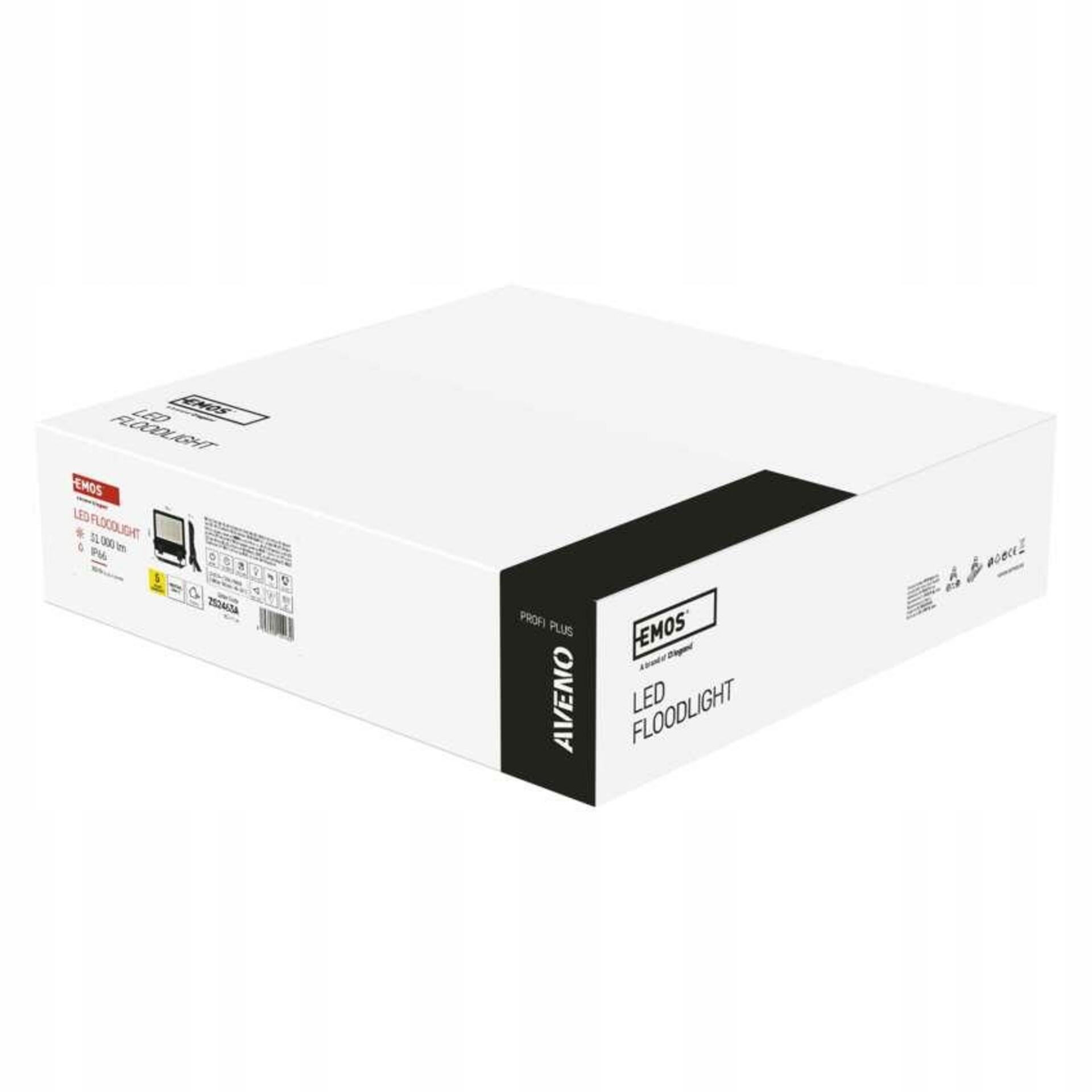 Emos Led reflektor Aveno 200W, černý, neutrální bílá ZS2463A