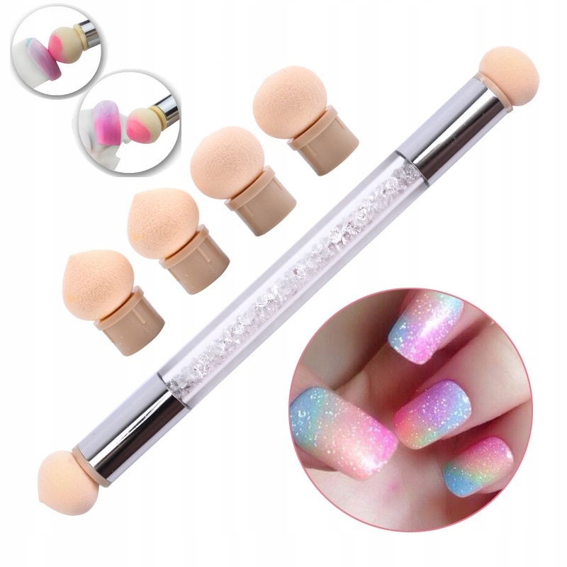 

Zestaw Aplikator stempel do ombre + gąbka gąbki