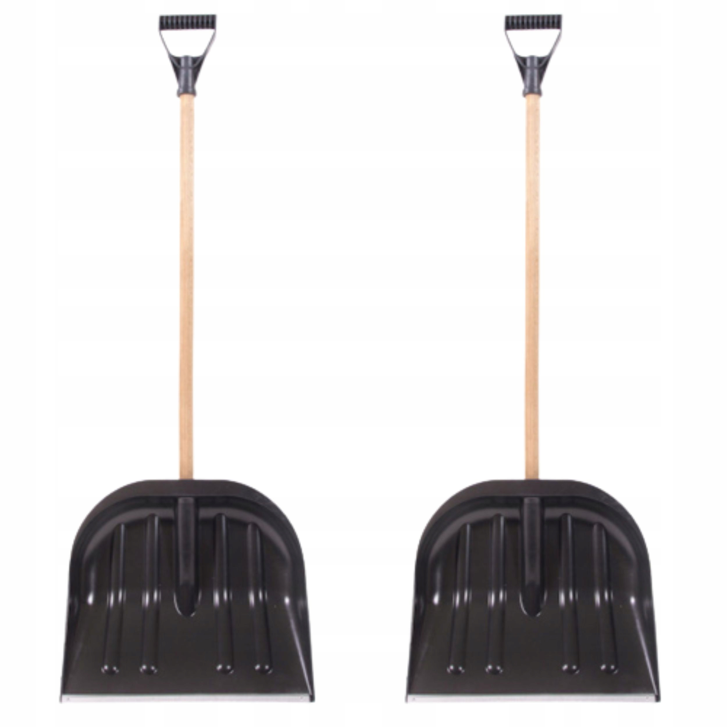 

2x Łopata śniegowa 45cm czarna Zgarniacz do śniegu