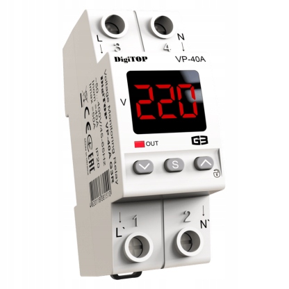 Napěťový relé VP-40A G3R DigiTOP