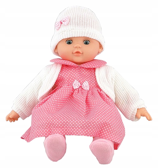 lalka BABY bobas BORN mówi ŚPIEWA prezent nr44 Materiał guma plastik tkanina inny