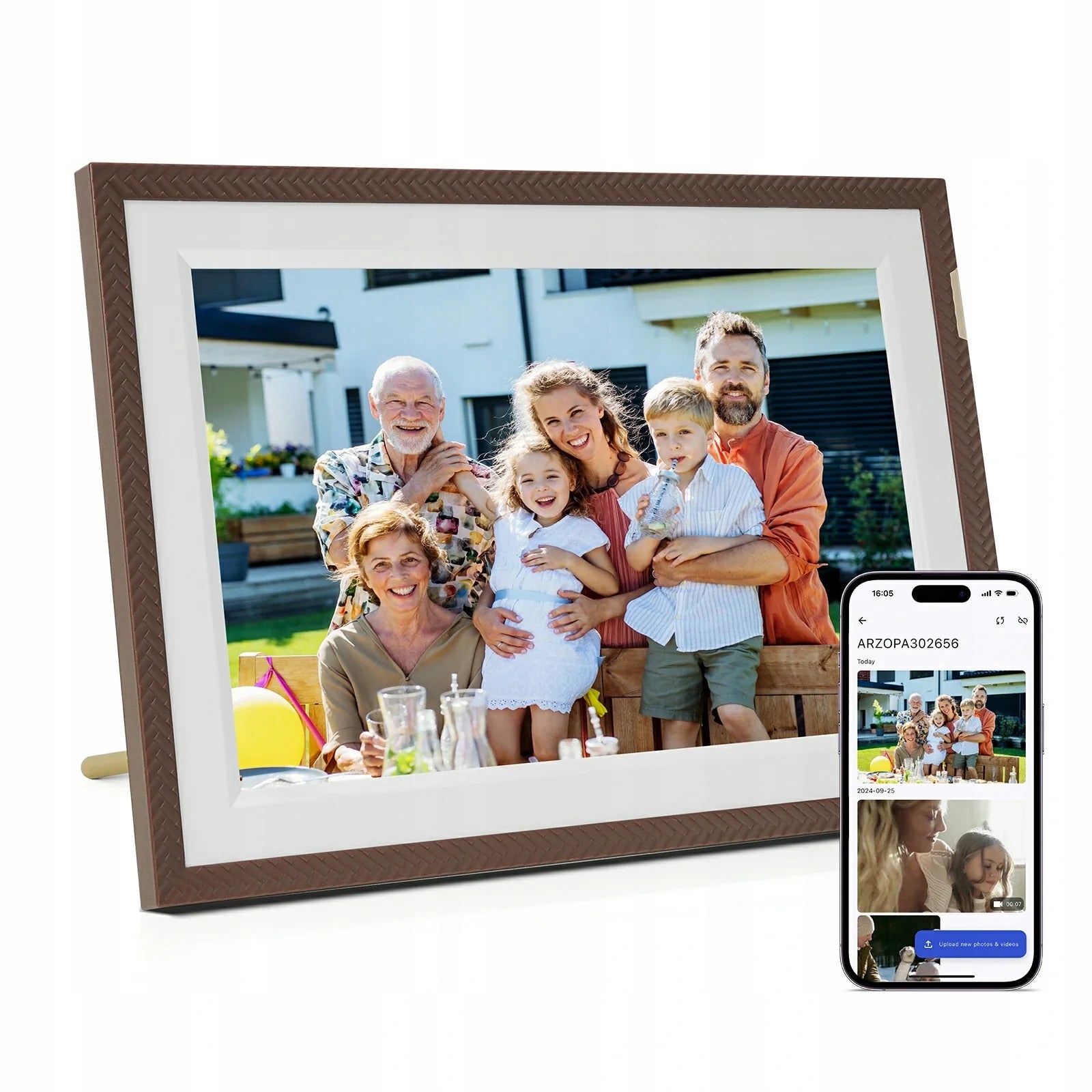 Rámeček Digitální 10.1" Arzopa D10 WiFi, 32 Gb. Aplikace pro fotografie bez omezení.