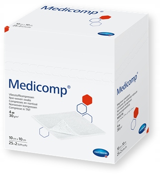 

Kompresy włókninowe jałowe Medicomp 10x10cm 50szt