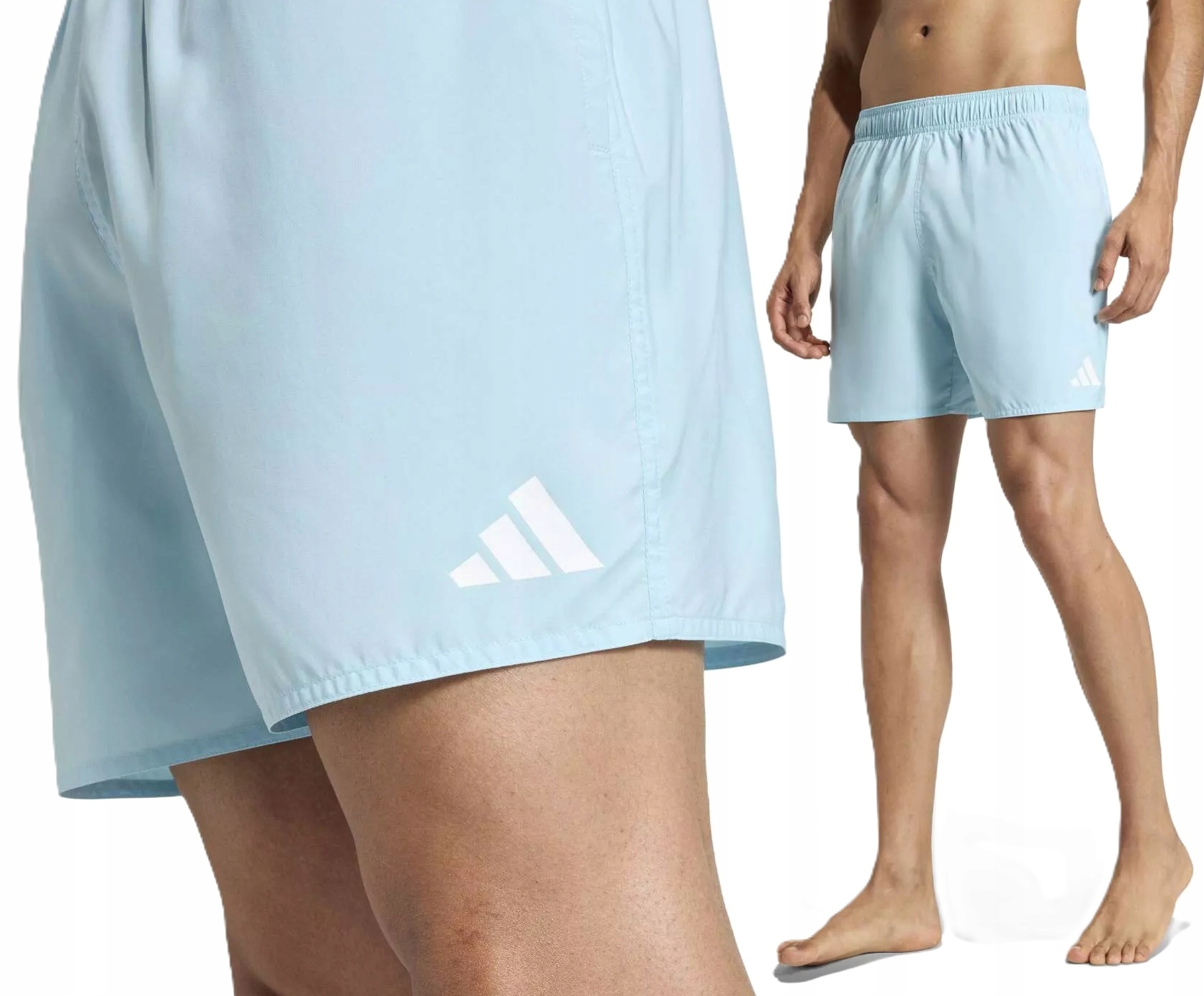 Adidas męskie kąpielówki Spodenki szorty kąpielowe 5-Inch KA4921Błękitny XL