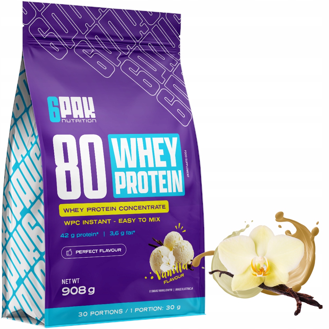 Protein Premium až 908G Protein 100% Koncentrát Syrovátkový protein Wpc 80