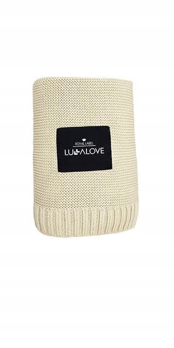 

Bambusowy kocyk Milk coffee beż 80x100 Lullalove