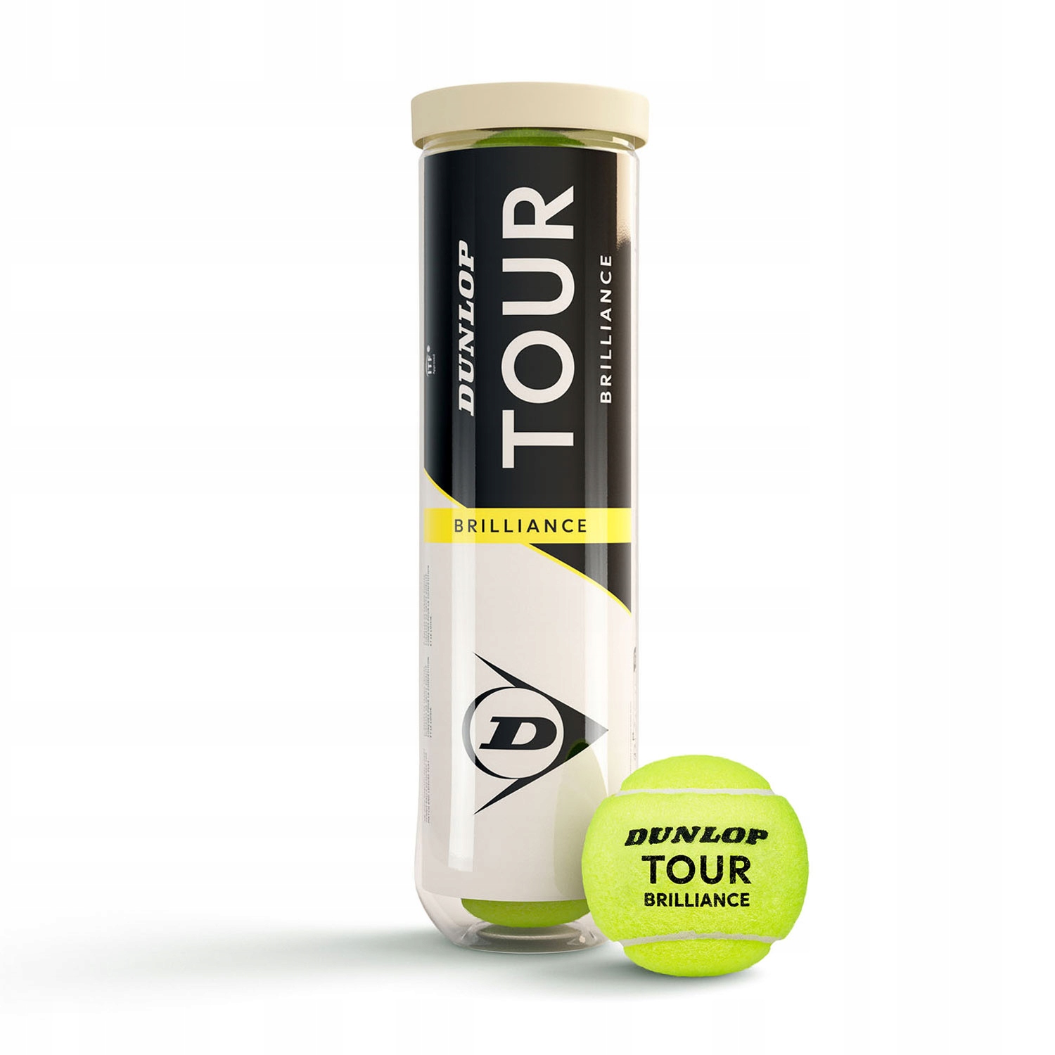 Piłki tenisowe Dunlop Tour Brillance 4szt.