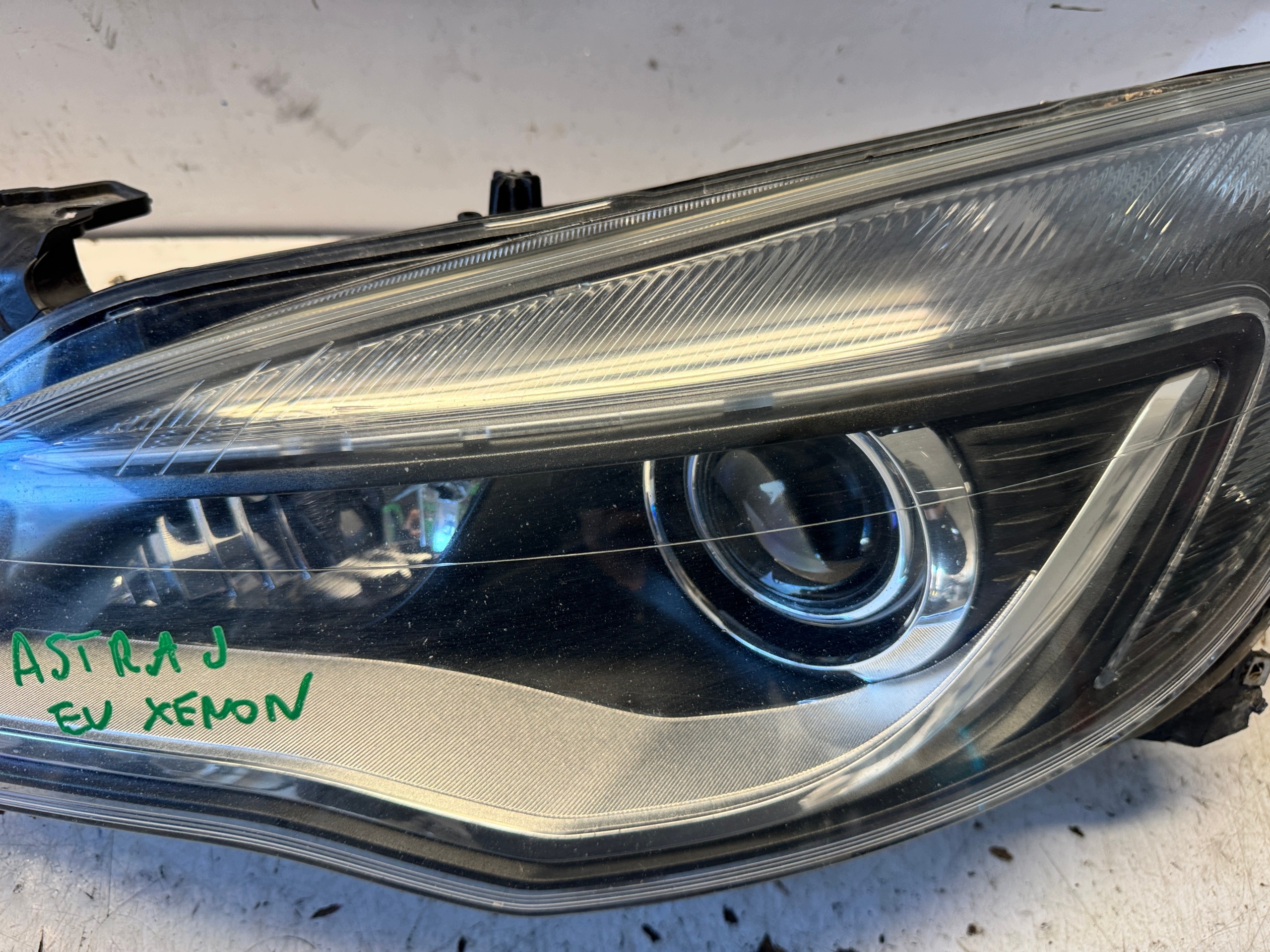 OPEL ASTRA J 4 REFLEKTOR left light left front BI XENON positioning EU 13374517