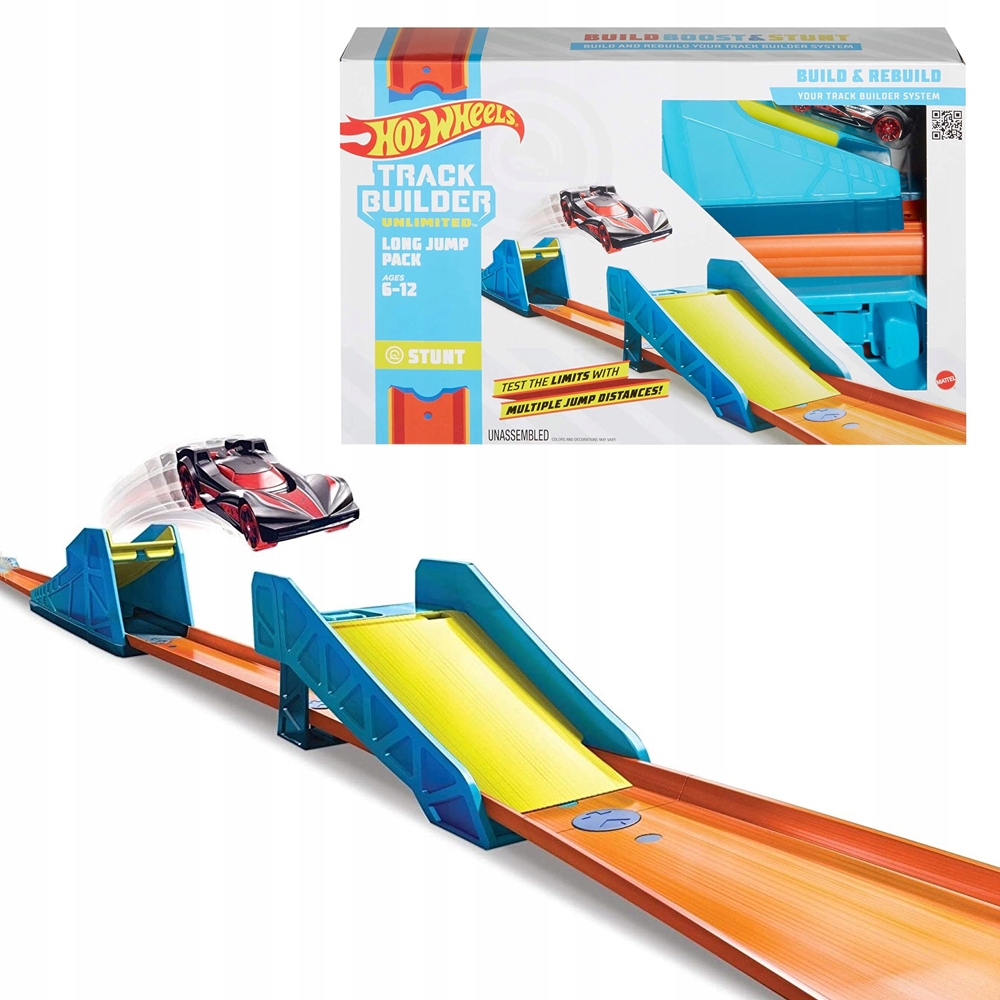 

Zestaw Hot Wheels Tor Skocznia Wyścig Auto GLC89