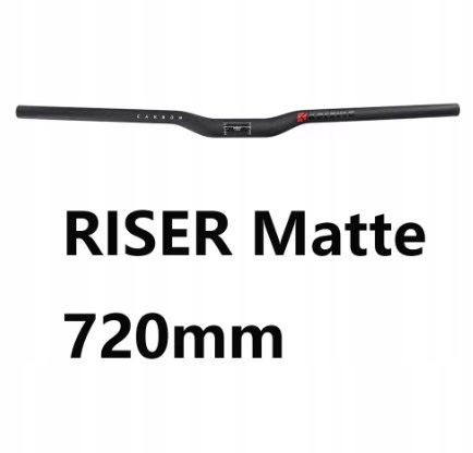 Kierownica rowerowa karbonowa KOCEVLO 31,8mm Typ: Rise Matte 720mm