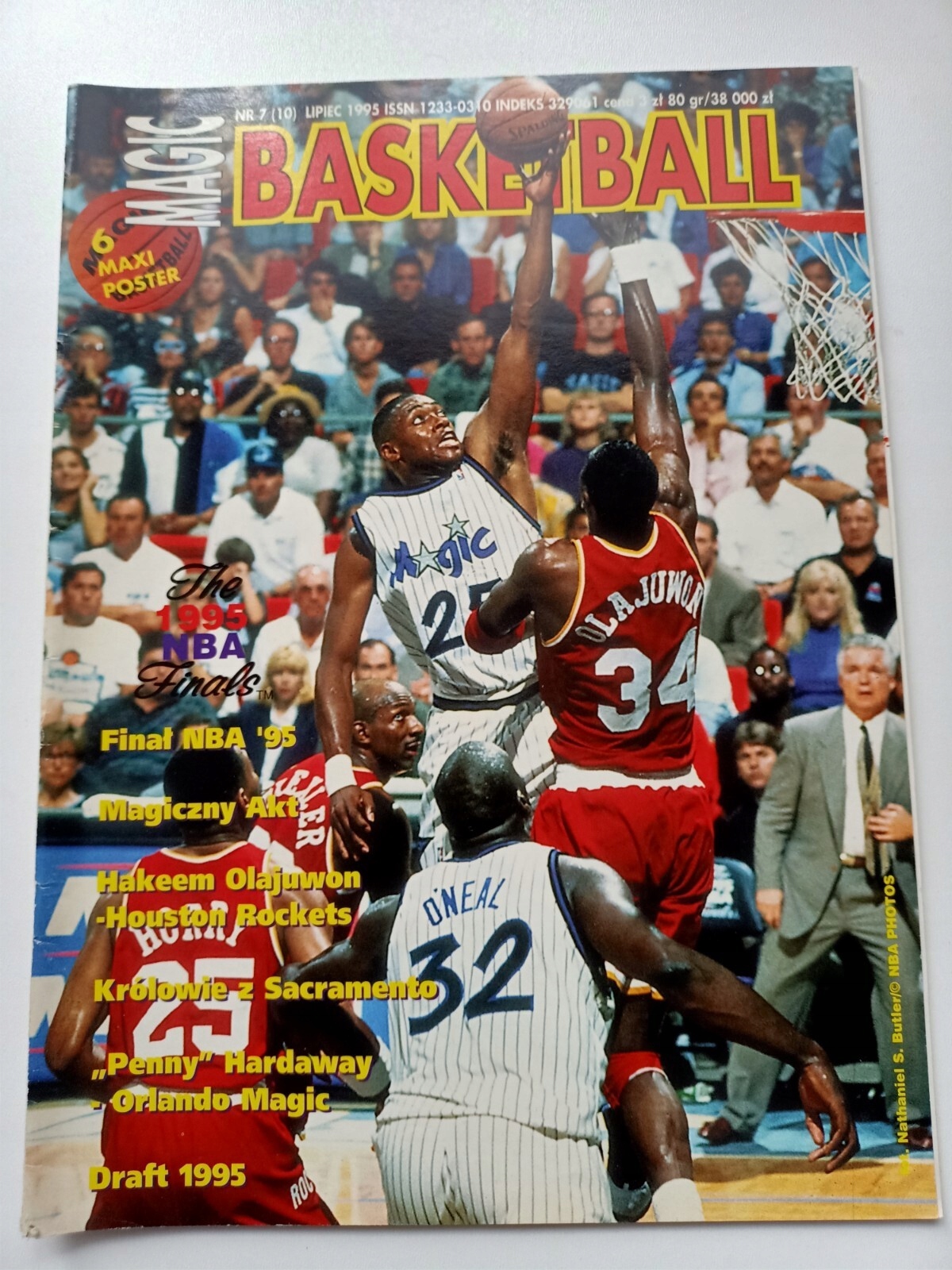 Magic Basketball 7/1995 Finals Orlando Houston Rockets Penny Hardaway