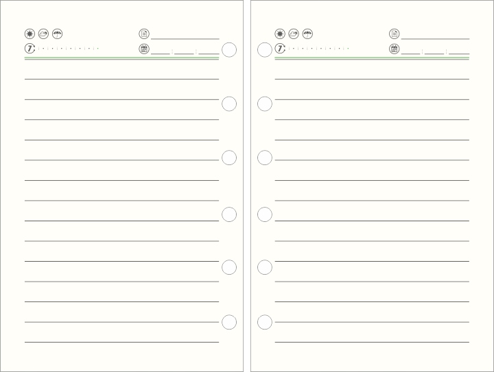 NOTES PLANER ORGANIZER A6 FILCOWY OKŁADKA Z FILCU Producent inny