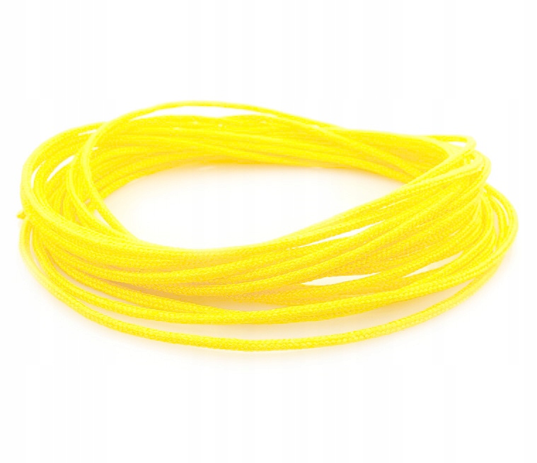 P07 1,5mm Sznurek nylonowy topliwy 5m Żółty