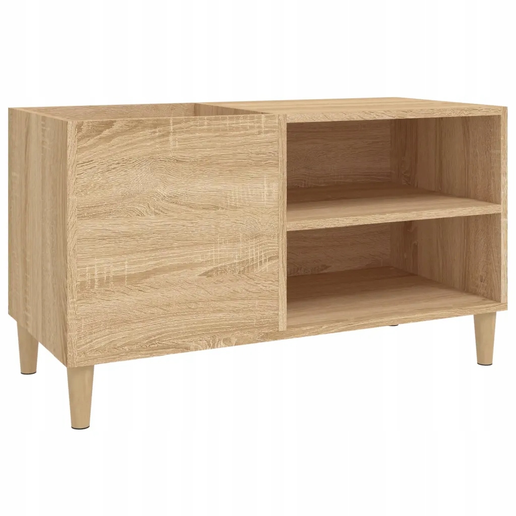 Szafka na płyty winylowe Vinyl Storage Oak 84,5x38x48 cm