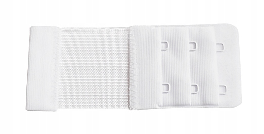 

Przedłużka do biustonosza Biała dwie haftki