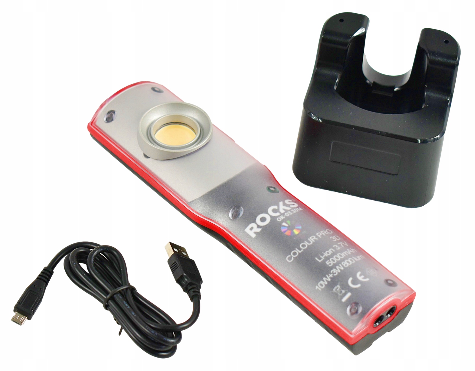 ROOKS LAMPA WARSZTATOWA LATARKA 800LM COB LED 10W Marka Rooks