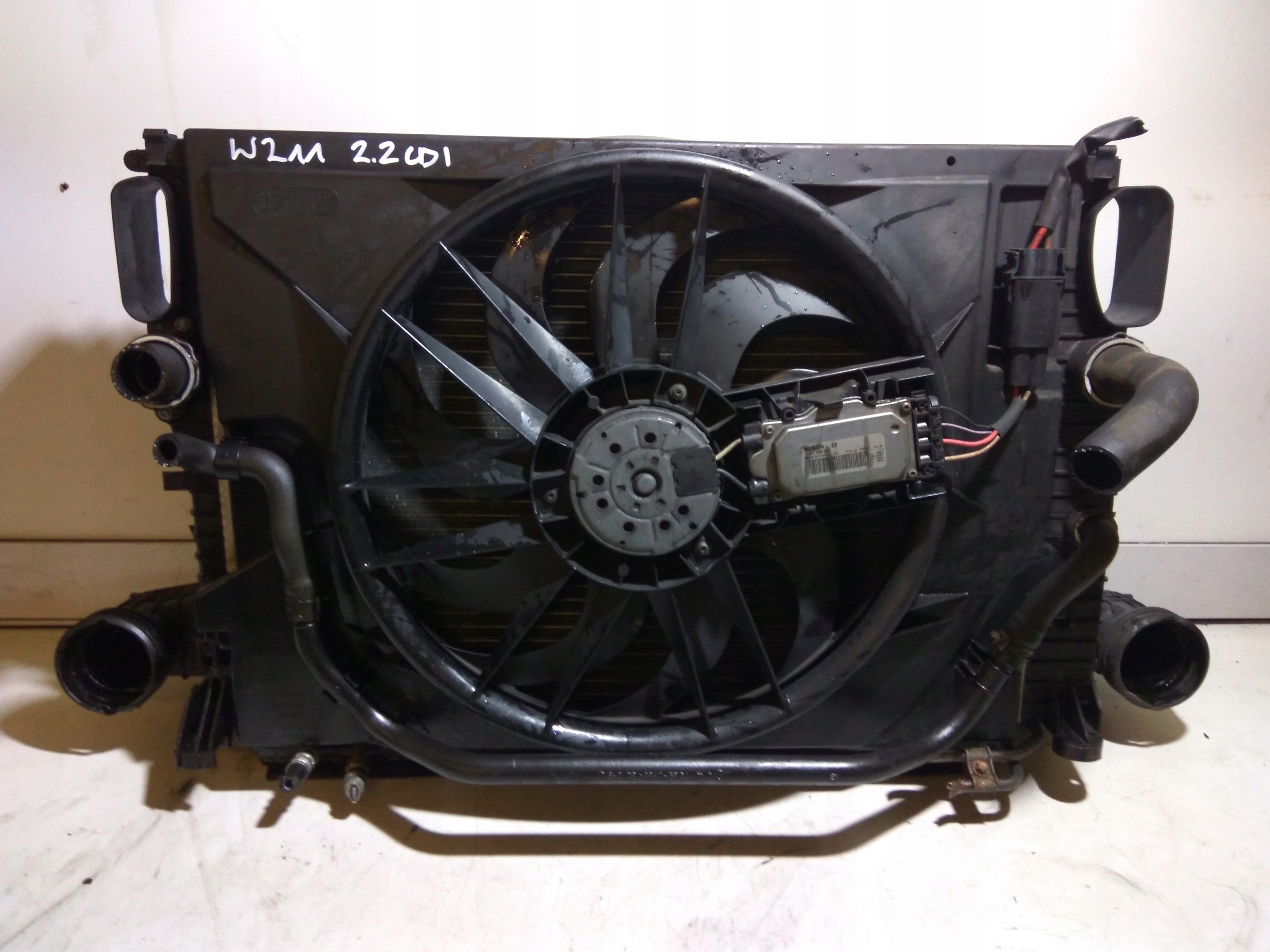 MERCEDES W211 2.2 CDI CHŁODNICE WENTYLATOR AUTOMAT