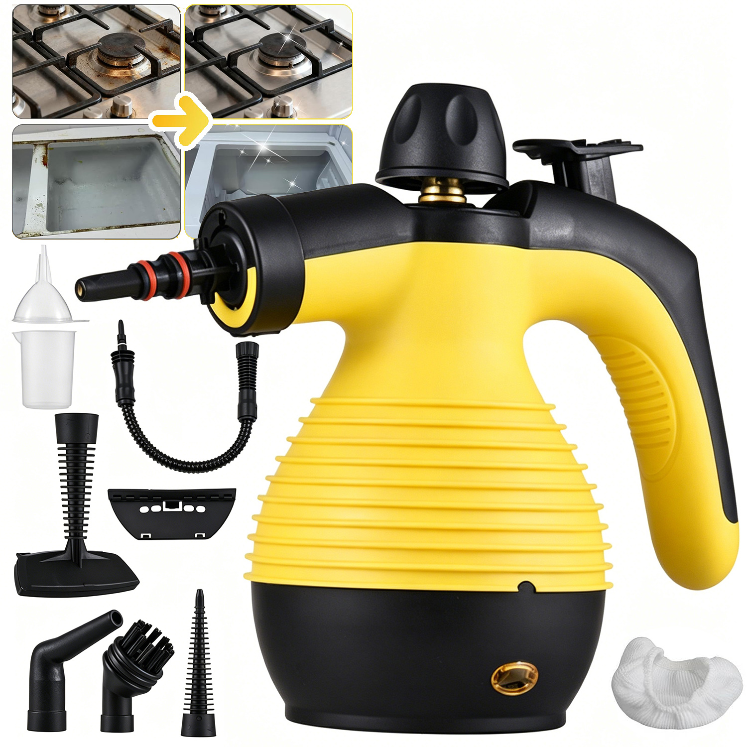 Parní Čistič Vysavač Parní Čistič 1050 W Pro Multifunkční Čištění