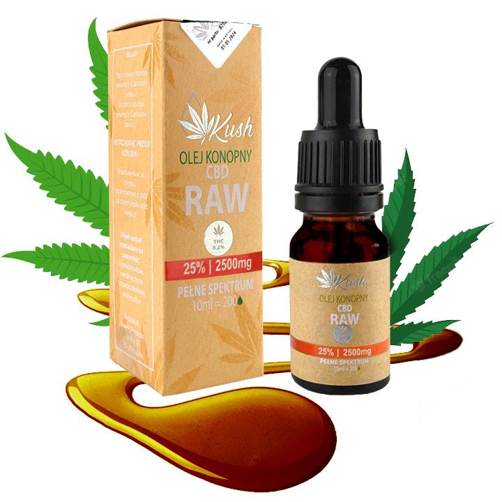 

Olejek Konopny Kush Raw 25% Cbd 2500mg certyfikat
