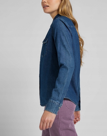 LEE REGULAR WESTERN DAMSKA KOSZULA JEANSOWA - S Model LEE REGULAR WESTERN