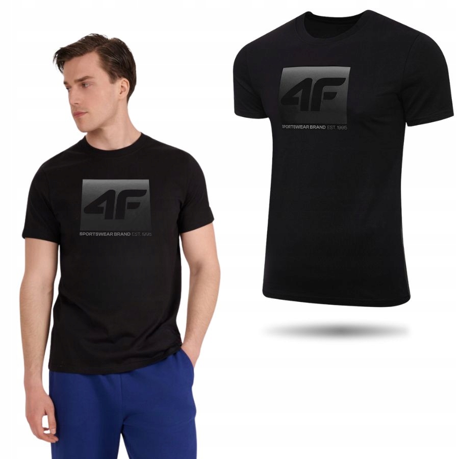 KOSZULKA MĘSKA 4F T-SHIRT PODKOSZULEK BLUZKA SPORTOWA NA CO DZIEŃ
