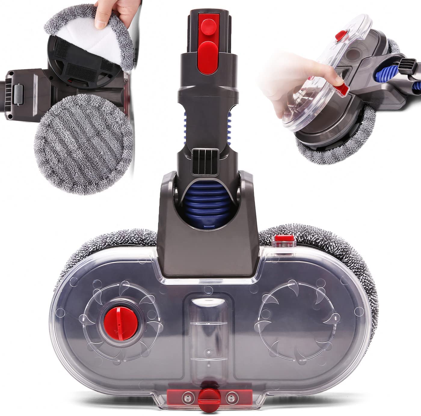 SZCZOTKA MOPUJĄCA MOP MOP OBROTOWY DO DYSON V8 V10 Model Części zamienne do odkurzaczy-AKKEE