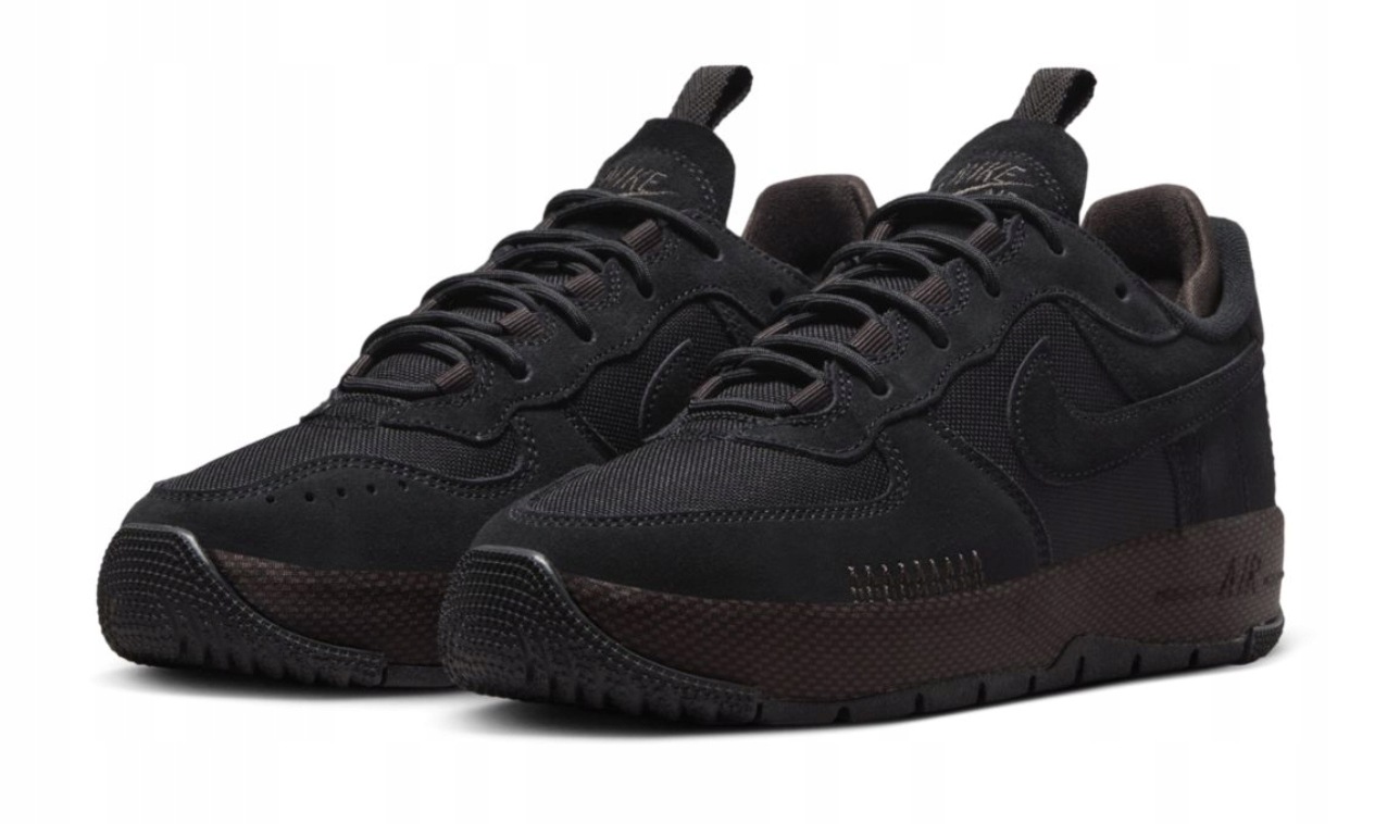 Boty Nike Air Force 1 Wild All Black Unisex tenisky FB2348-001 42,5