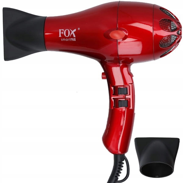 Profesjonalna Suszarka Do Włosów Fox Smart Jonizacja 2x Koncentratory