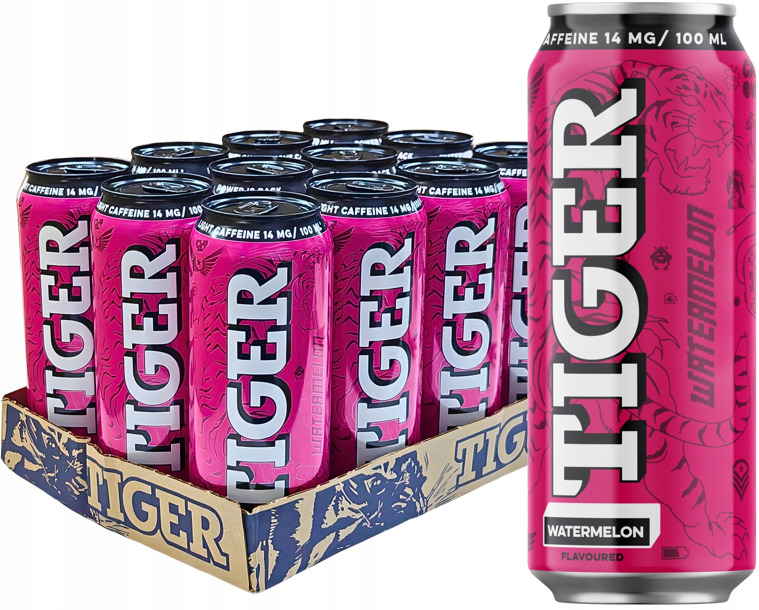 Tiger Light Caffeine Watermelon 12×0,5l