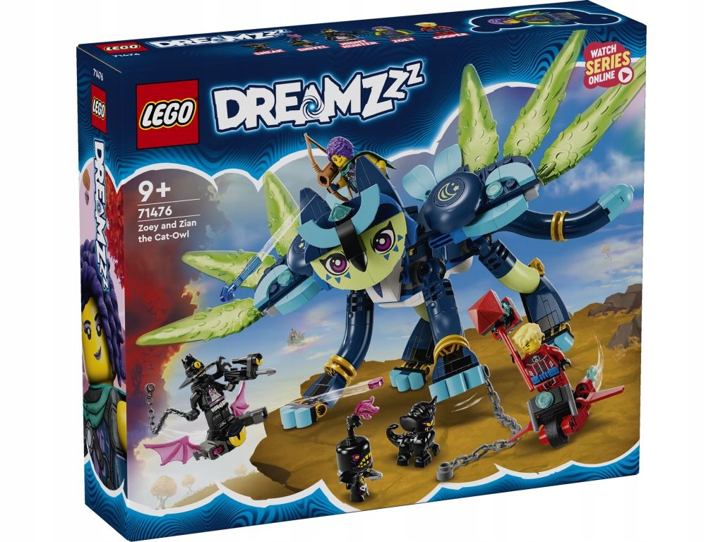 Lego 71476 DreamZZZ Zoey a sowokot Zian