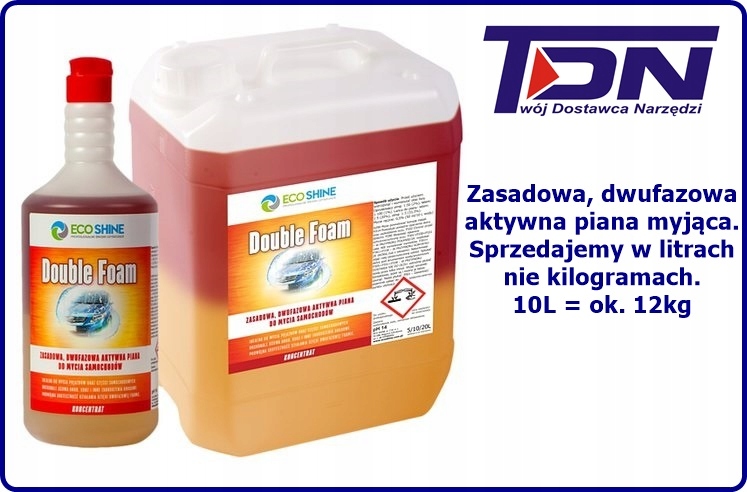 DOUBLE FOAM płyn środek mycie maszyn traktorów 5L EAN (GTIN) 5902838431399