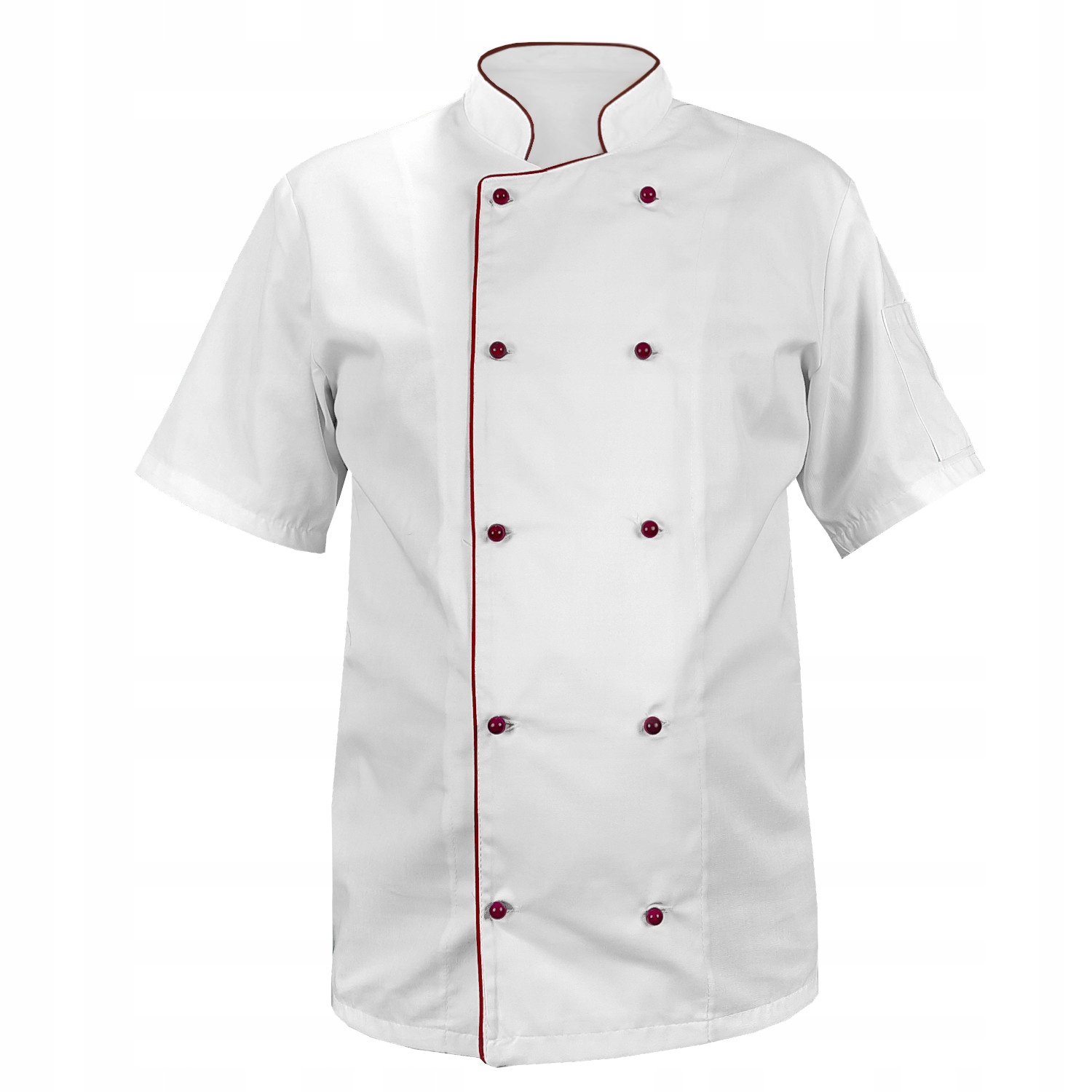 Mikina Bílá, kitel, krátký rukáv, velikost L