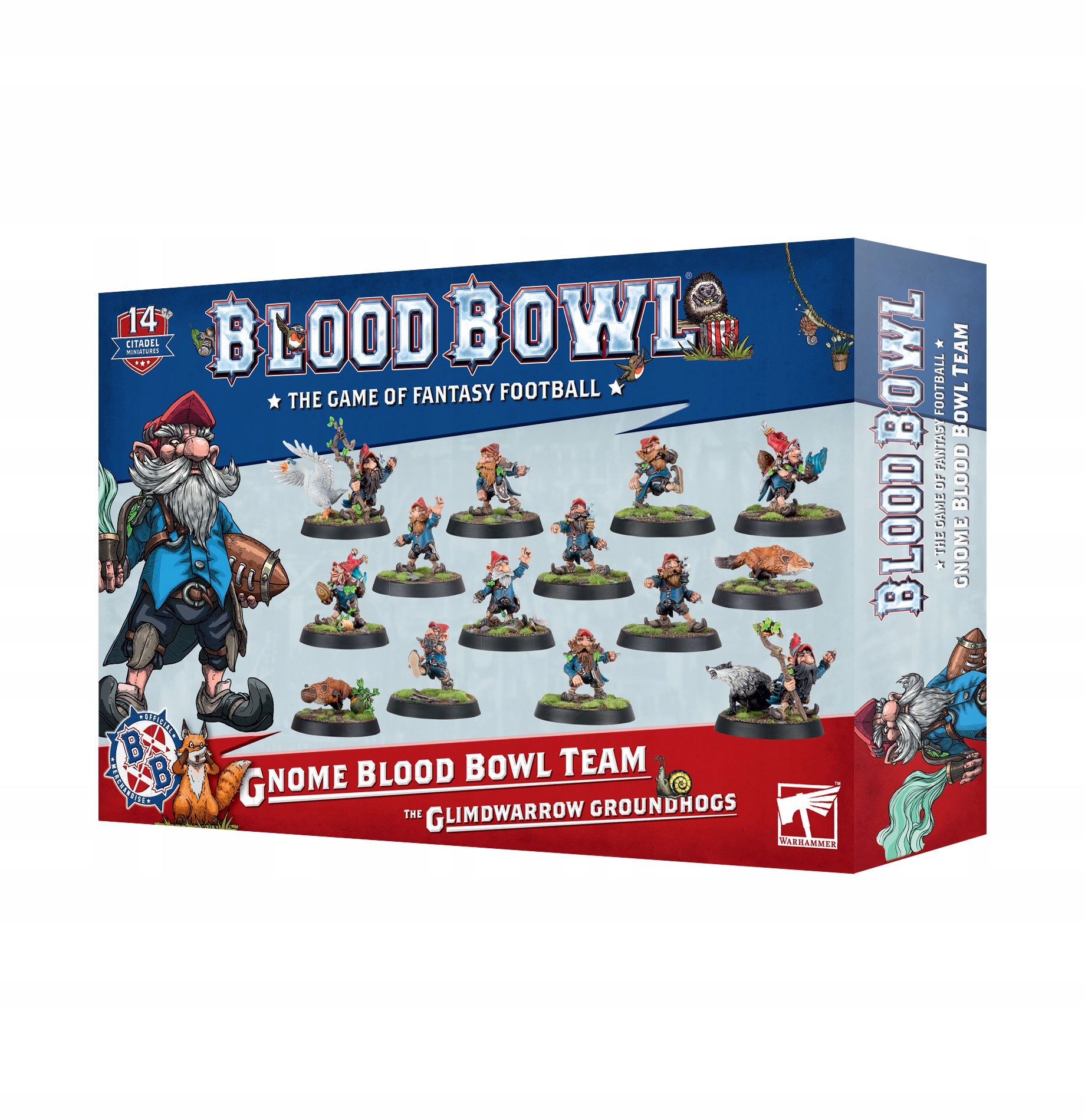 BLOOD BOWL Gnome Team / The Glimdwarrow Groundhogs