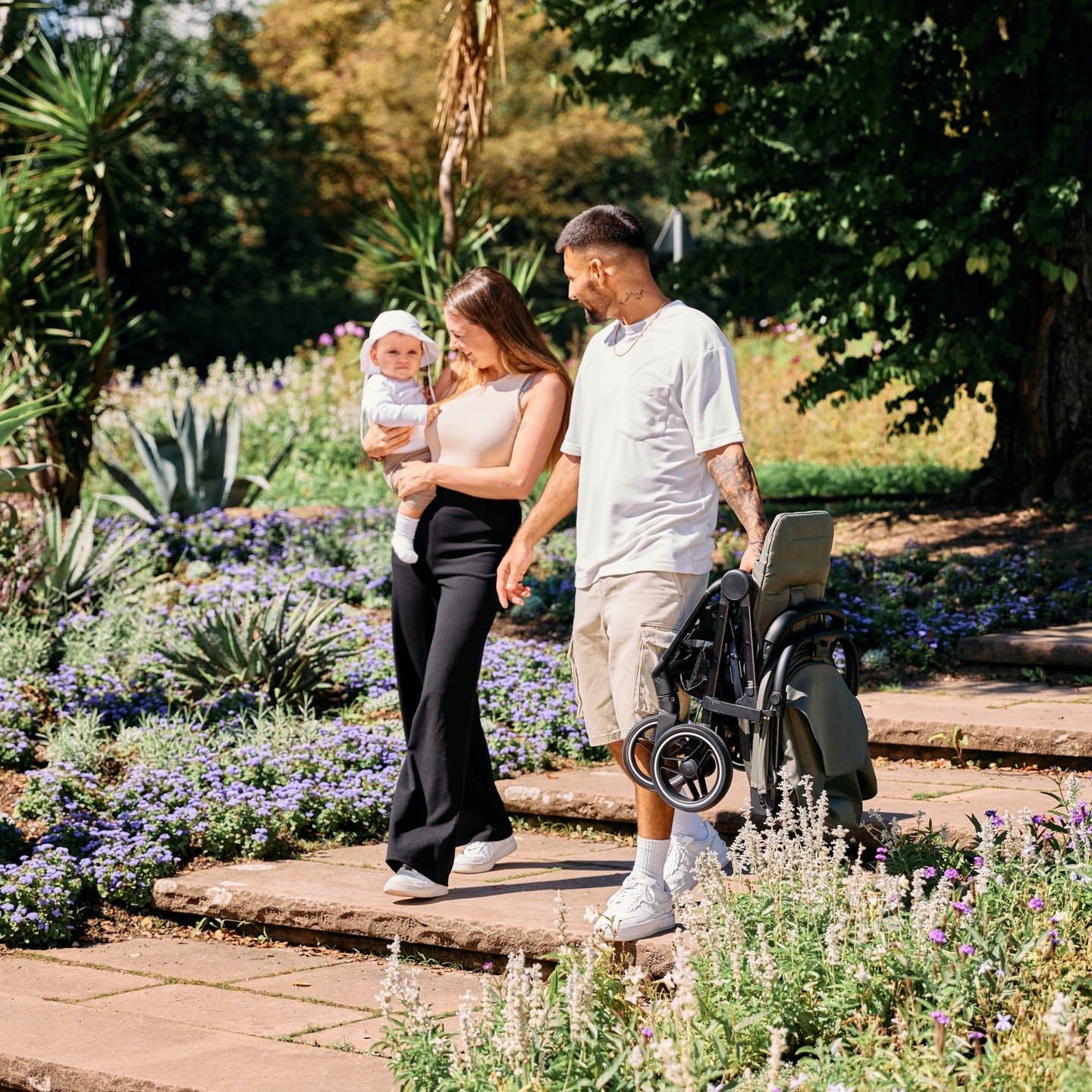 Wózek ABC PING 2 Trekking OLIVE Szerokość produktu po złożeniu 50 cm