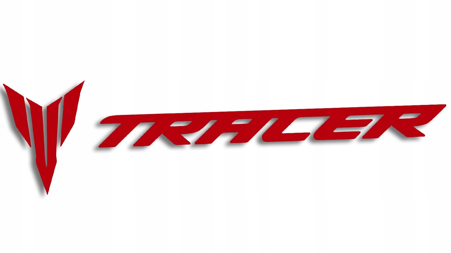 

Wycinana naklejka Yamaha Tracer czerwona