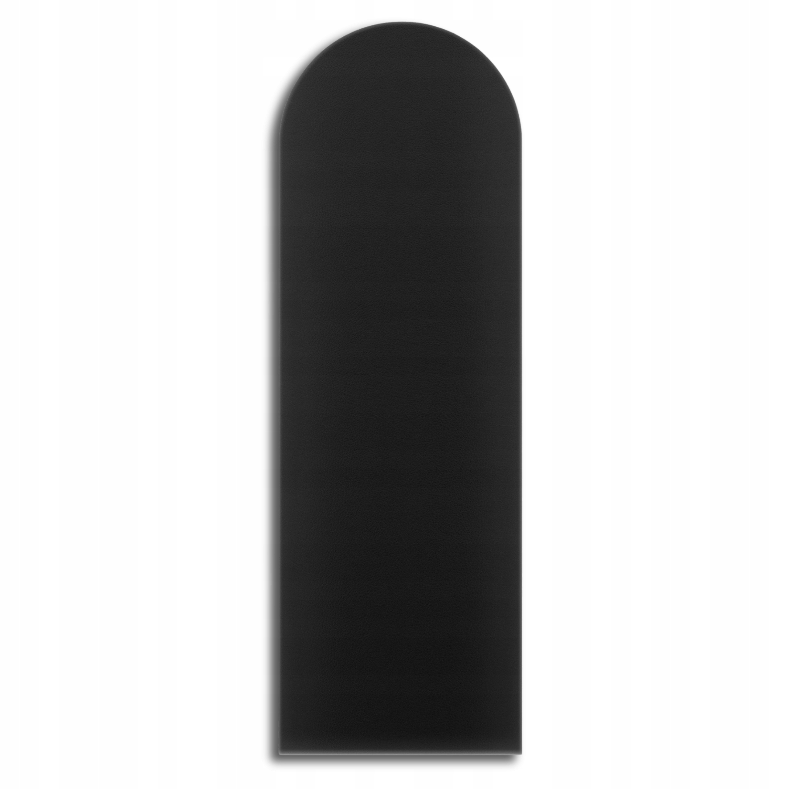 Panele Ścienne Tapicerowane 20x80 PŁOTEK CZARNY SKÓRA EKOLOGICZNA MIĘKKI Szerokość mebla 20 cm