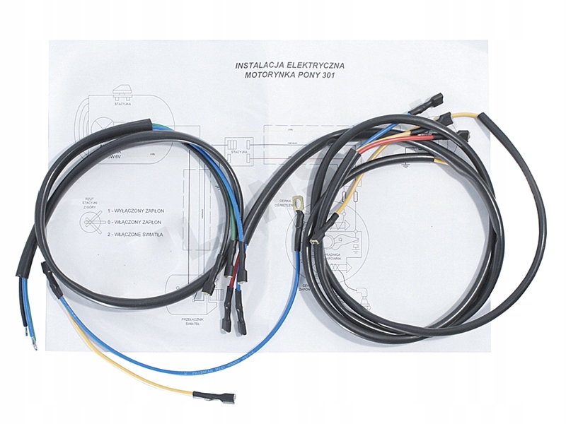 INSTALACJA ELEKTRYCZNA MOTORYNKA PONY 301 ML