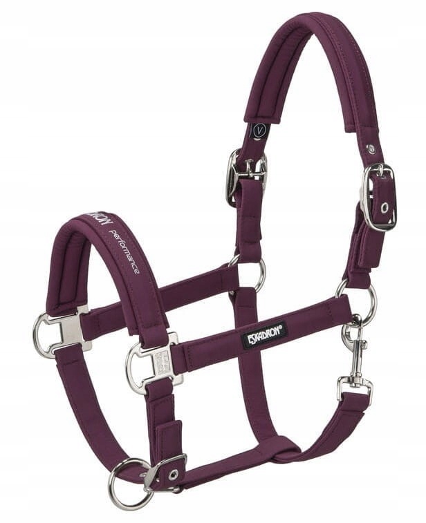 Eskadron uzda Double Pin Buckle Softshell Basic Blackberry Cob (V)