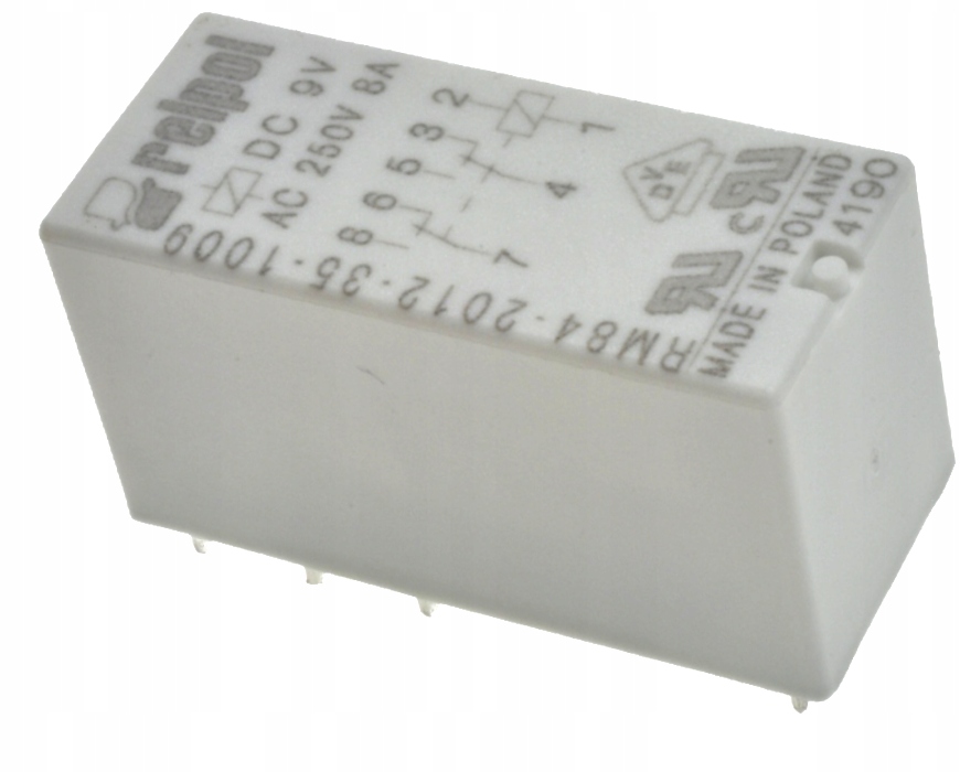 [2szt]Przekaźnik RM84 Cewka 5Vdc 2styki 8A przełączne RM84-2012-35-1005