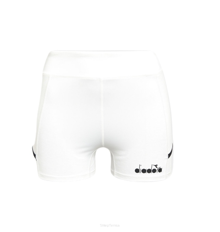 Spodenki tenisowe Diadora Tights Pocket białe Xs