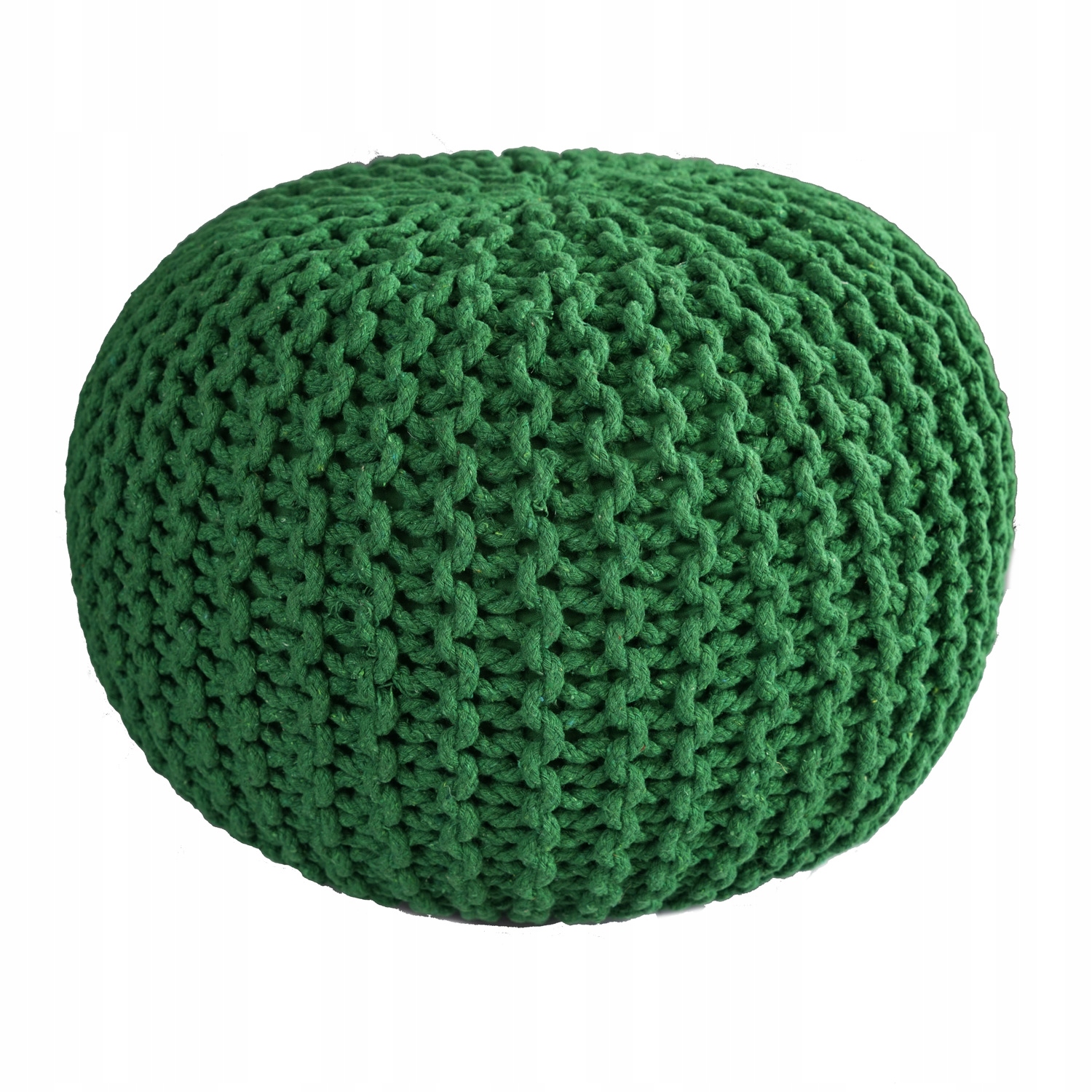 

Duża Pufa Dziergana Pleciona 50X40 Ze Sznurka