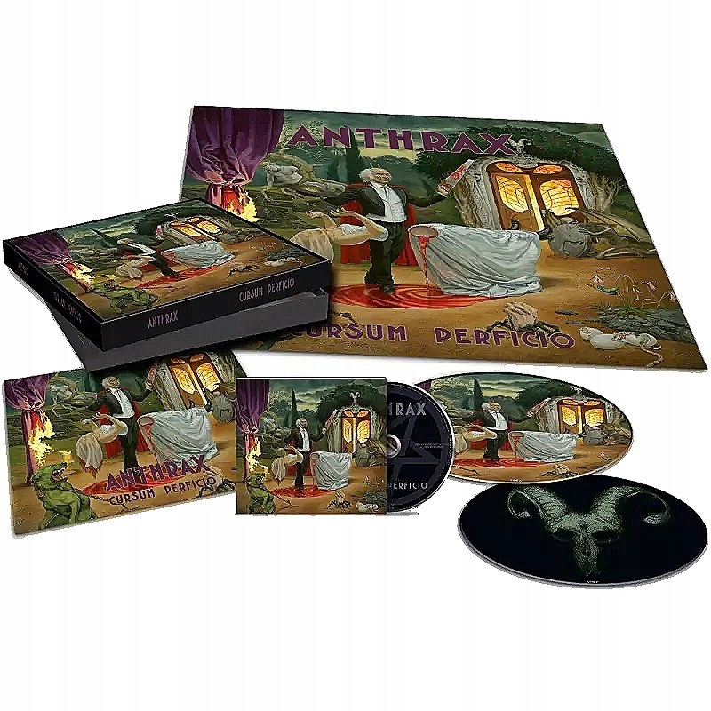 2LP/CD/Box Set Anthrax: Cursum Perficio 3 CD Picture Disc Coloured Vinyl Li