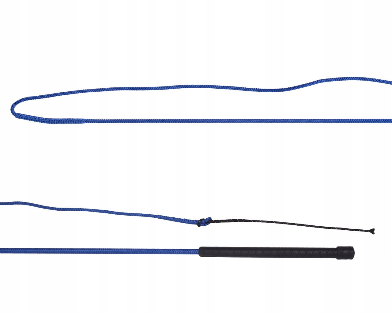 Bat do lonżowania QHP Divisible skręcany, niebieski 180 cm