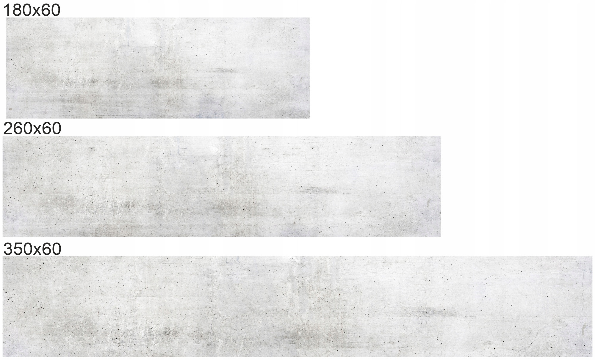 FOTOTAPETA DO KUCHNI BETON MUR SZARY 180x60cm Marka EObraz