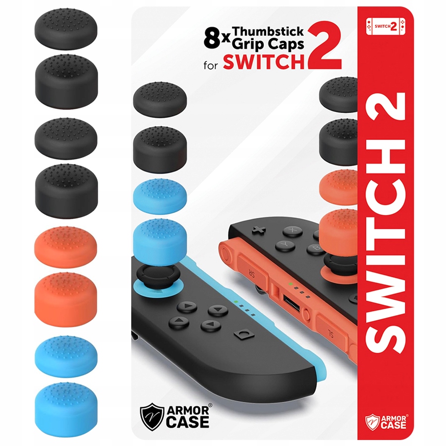 Nakładki gumki 8 szt. antypoślizgowych na Joy-Con Nintendo Switch 2