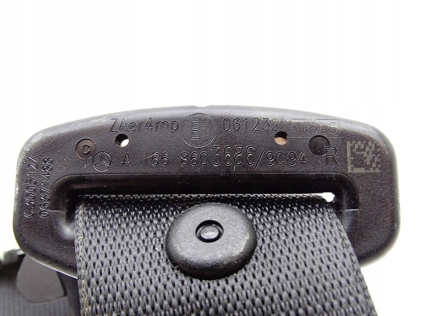 tension belt safety right front front MERCEDES ML W166 A1668603686