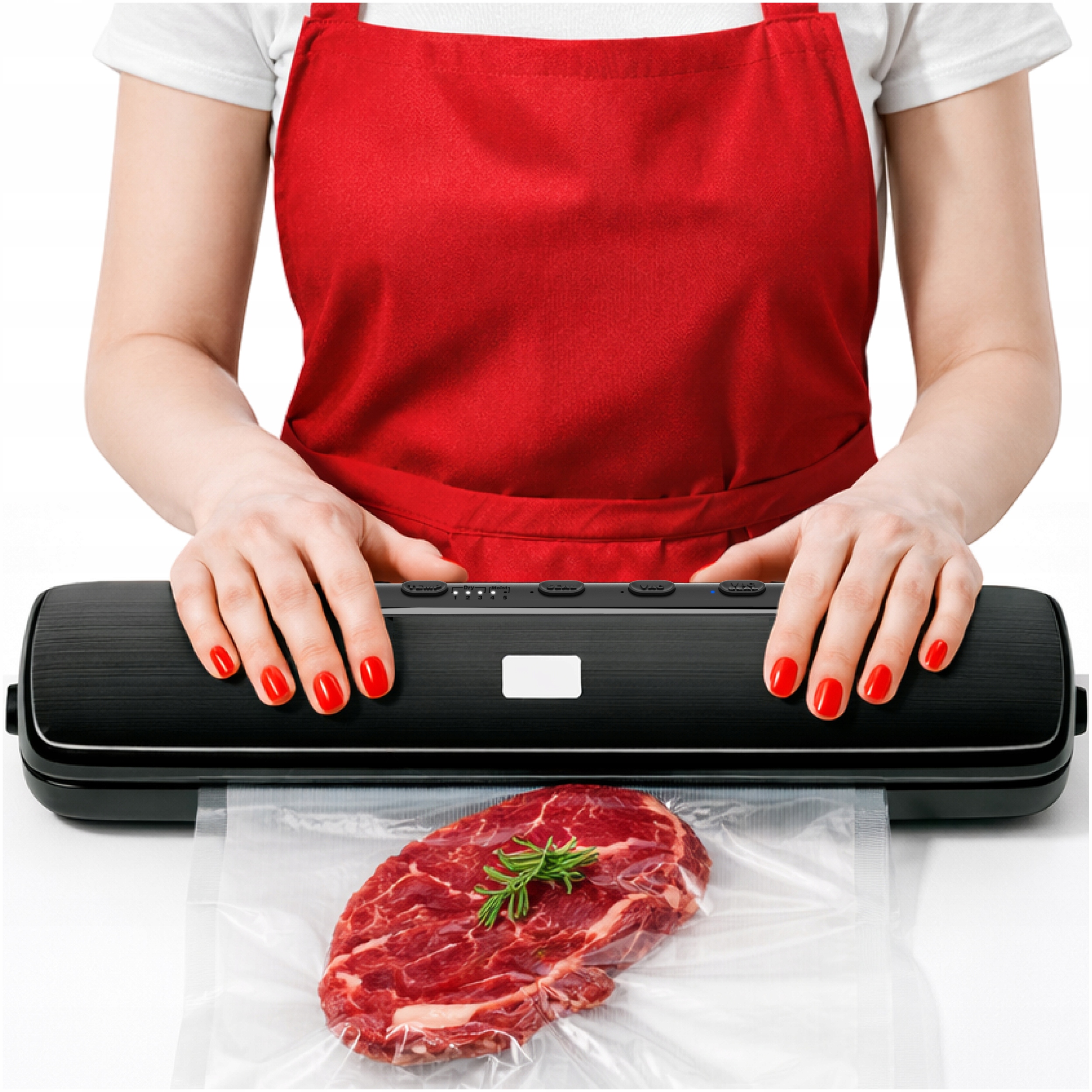 Zgrzewarka Próżniowa Do Żywności Pakowarka O Mocy 135W Zestaw Worków XXL